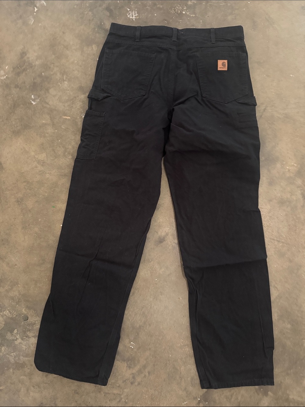 Carhartt Black Cargo Work Pants - Picture 3 of 3